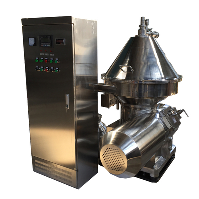 Brew centrifuge separator untuk mengklarifikasi minuman bir jus anggur