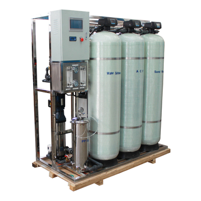 Sistem Reverse Osmosis RO 2000L / Jam Dihapus 97% Bakteri Garam untuk Air Murni