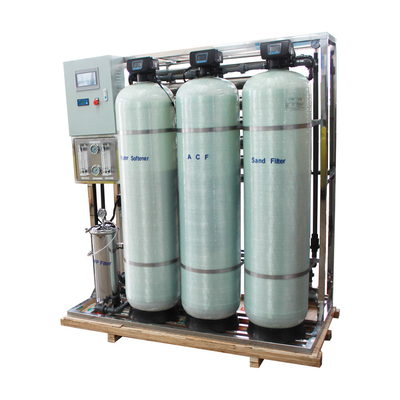 Sistem Reverse Osmosis RO 2000L / Jam Dihapus 97% Bakteri Garam untuk Air Murni
