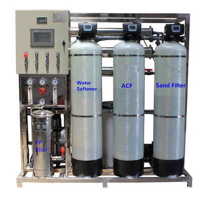 1000L / H Sistem Reverse Osmosis Hapus Garam Besi Mangan Flouride Lead Dan Kalsium