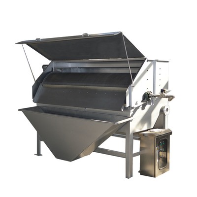 350 * 600 Layar Filter Drum Umpan Eksternal SS304 SS316 Filter Drum Putar Otomatis