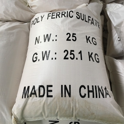 Ferric sulfate Bahan kimia pengolahan air 22% Polymeric Ferric Sulfate( PFS) Poly Ferric Sulfate