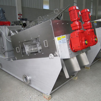 Self Cleaning Sludge Dehydrator System Sludge Penebalan Peralatan Jenis Sekrup Buatan China