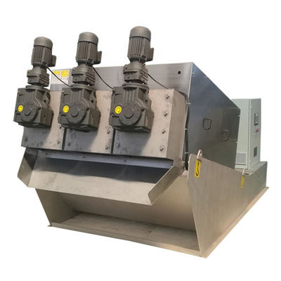 Dewatering Industri Mesin Pengolahan Air Peralatan Hydraulic Sekrup Press