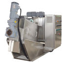 Multi Disc Screw Press Dewatering Machine Memurnikan Perlindungan Lingkungan Limbah