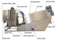 Peralatan Pemisahan Lumpur Multi Plate Screw Press Sludge Dewatering Unit Dijual