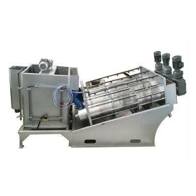 Sistem Pengolah Air Limbah Dewatering Ponsel Mesin Press Lumpur Untuk Industri Makanan