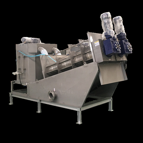 Sliver Multi Plate Screw Press Dewatering Machine Untuk Pengolahan Air Limbah Sludge